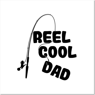 'Reel Cool Dad' Awesome Father Fishing Gift Posters and Art